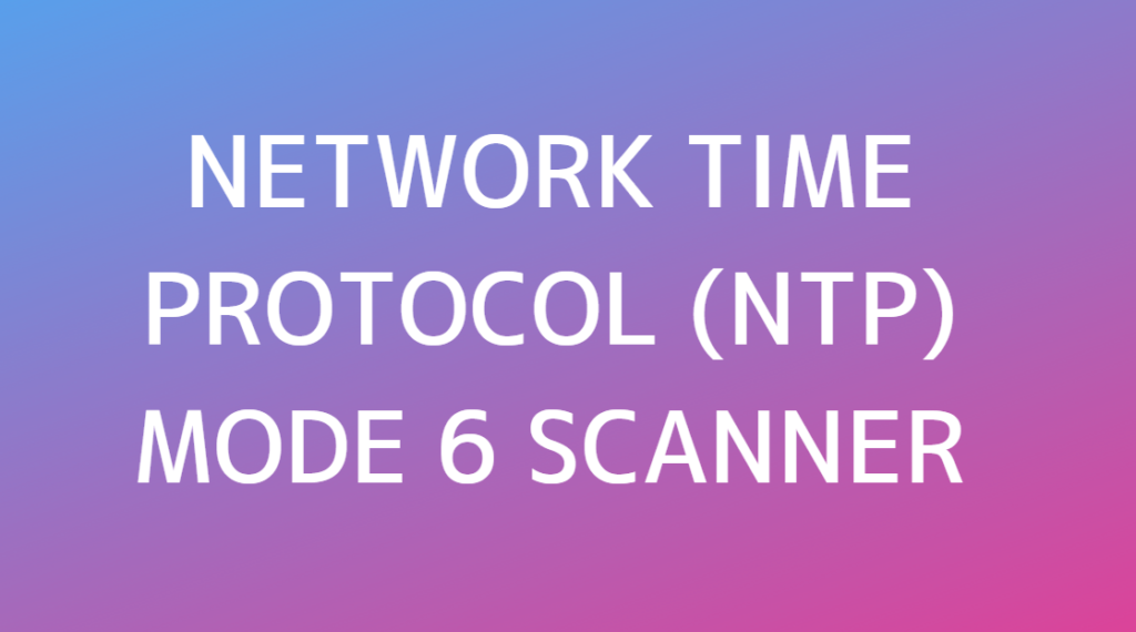 Nessus Network Time Protocol Ntp Mode 6 Scannerの対処法 Macruby