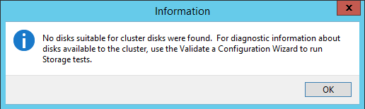 追加可能なディスクが検出されない状態になってしまう。